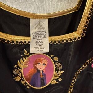 Disney Elegant Black and Gold Anna nightgown